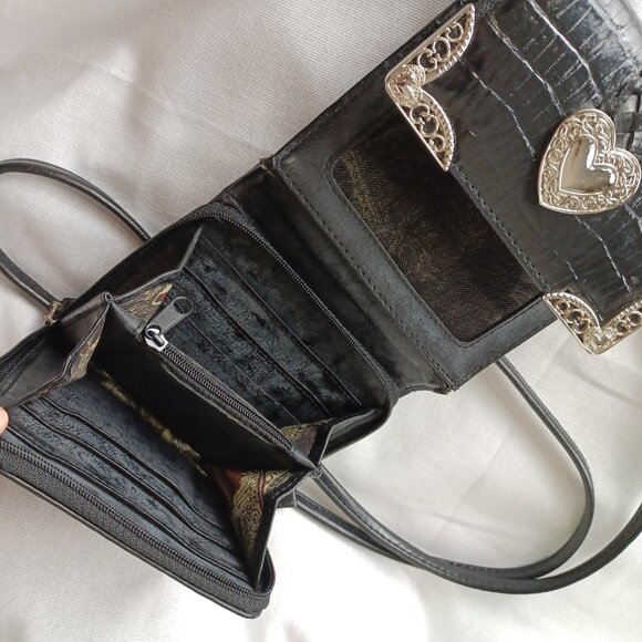 S O L D * Vintage 90s Y2K Western Mini Bag, 5x5 - Picture 12 of 12